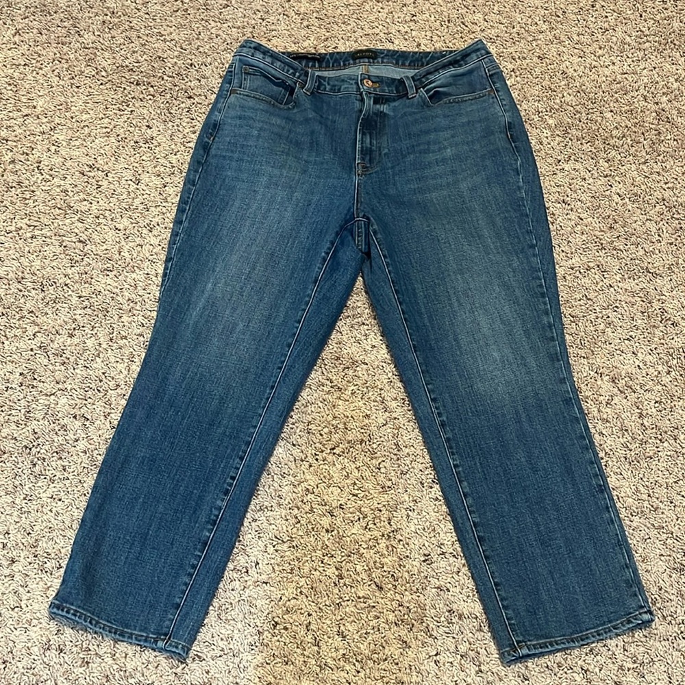 Talbots Women’s 14W Modern Ankle Jean Curvy Jeans